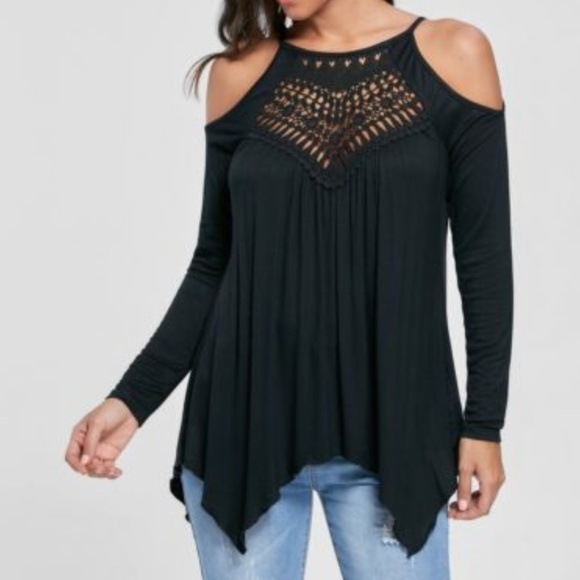Tops - Casual Long Sleeve Cold Shoulder Blouse *NEW*